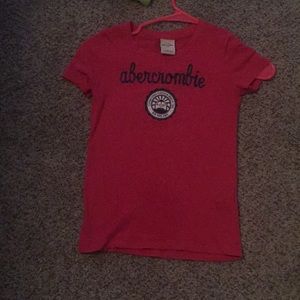 Red Abercrombie shirt